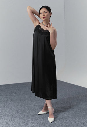 Holly Sleeveless Maxi Dress - Black