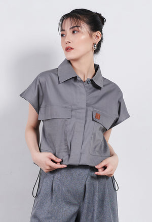 
            
                Load image into Gallery viewer, Kezia Shirt Grey
            
        