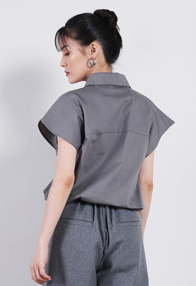 
            
                Load image into Gallery viewer, Kezia Shirt Grey
            
        