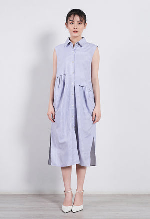 
            
                Load image into Gallery viewer, Agatha Shirt Dress Grey
            
        