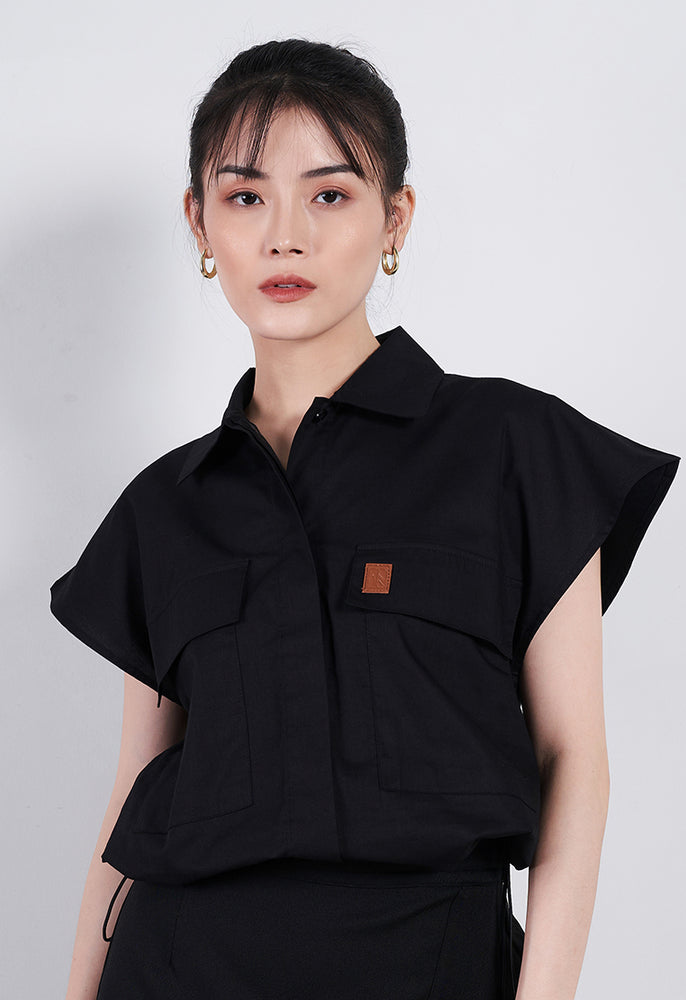 
            
                Load image into Gallery viewer, Kezia Shirt Black
            
        