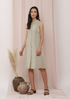 
            
                Load image into Gallery viewer, Riviera Sleeveless Shirt Dress
            
        