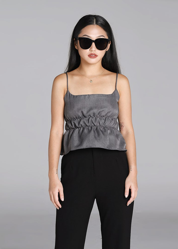 
            
                Load image into Gallery viewer, Le Marche Babydoll Cropped Top
            
        
