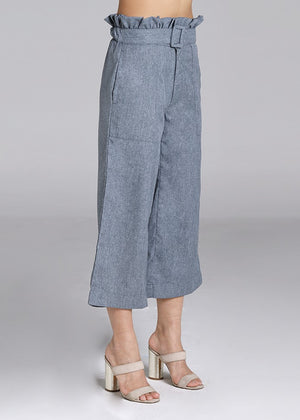 Tyre Paperbag High-Waisted Pants