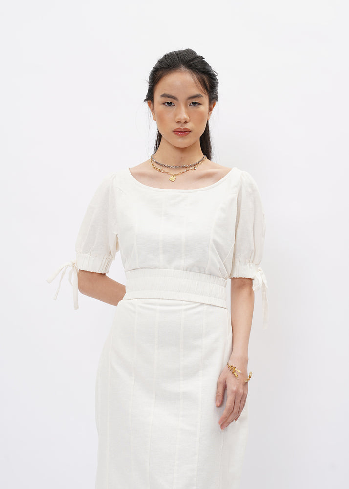 Amina Dress White