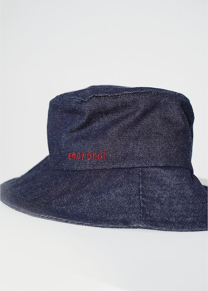 
            
                Load image into Gallery viewer, Wearstatuquo Basic Denim Bucket Hat - Emotional
            
        