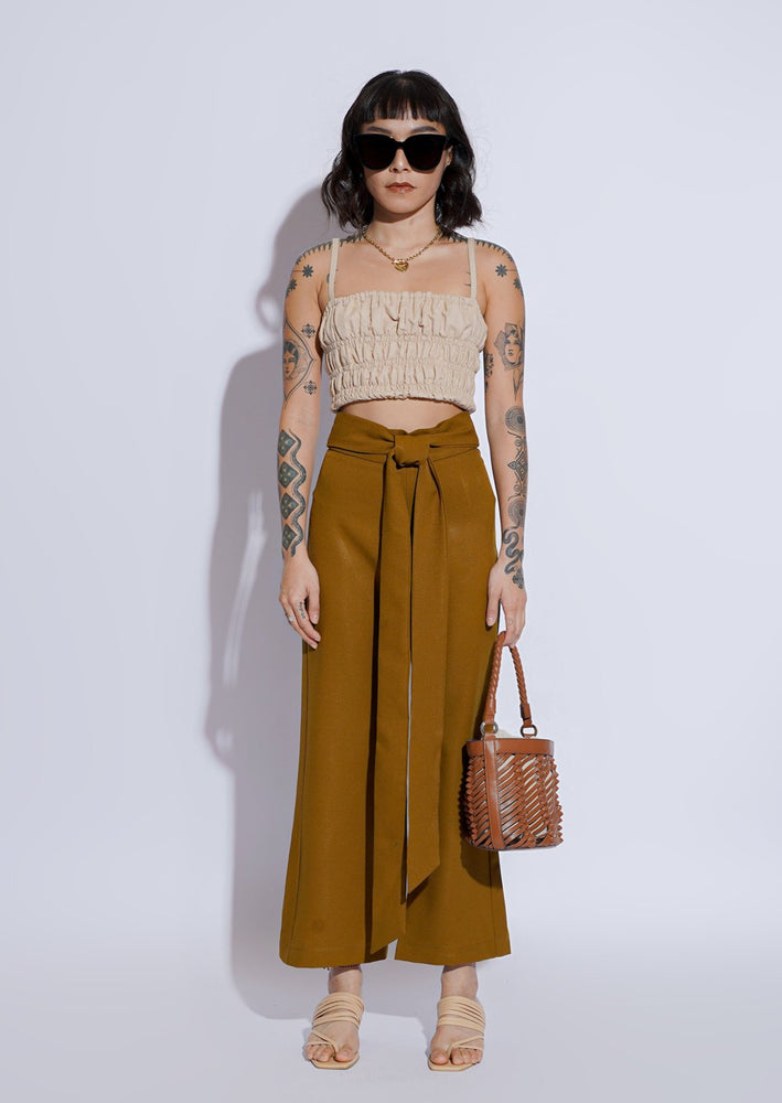 
            
                Load image into Gallery viewer, Paloma Shirred Cropped Top
            
        