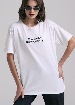 
            
                Load image into Gallery viewer, WSQ Work for Vacations Unisex Tshirt
            
        