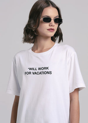 
            
                Load image into Gallery viewer, WSQ Work for Vacations Unisex Tshirt
            
        